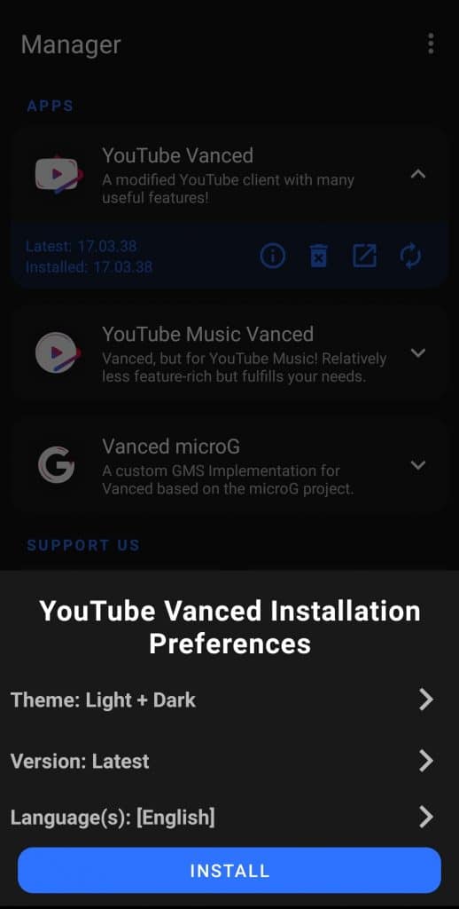 Question] Can't I download songs from  music vanced